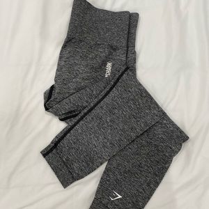 Gymshark leggings. Heather gray. Size medium. Barely worn.